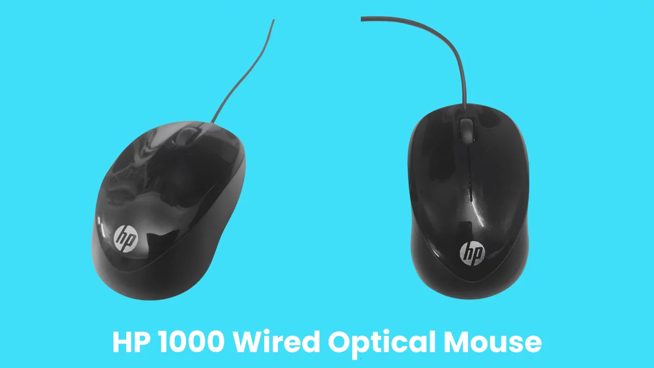 HP 1000 Optical Wired Mouse