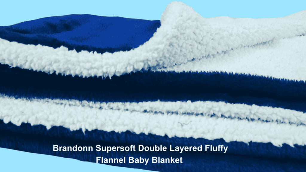 Brandonn Supersoft Double Layered Fluffy Flannel Baby Blanket