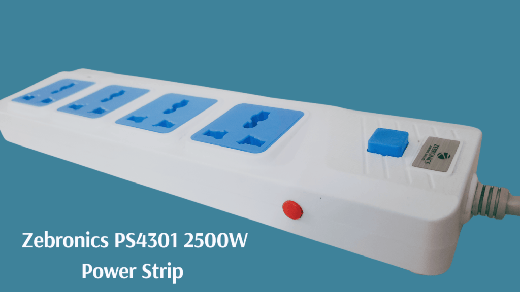 Zebronics PS4301 2500W Power Strip